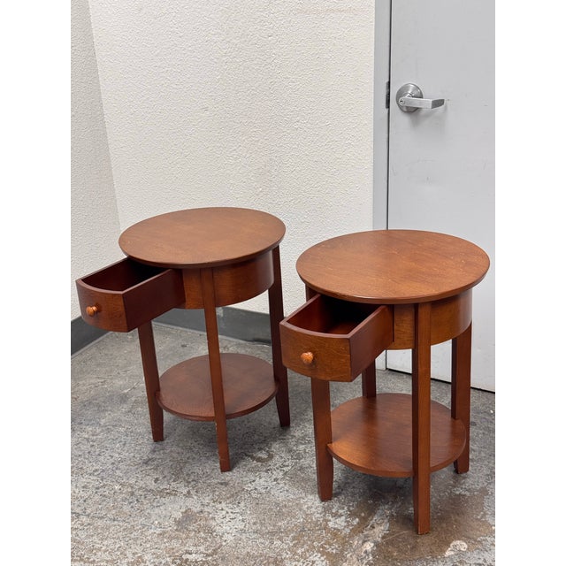 2010s Pottery Barn Julia Side Tables, Pair For Sale - Image 5 of 12