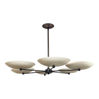 Arteriors Mid-Century Modern Griffith Chandelier For Sale