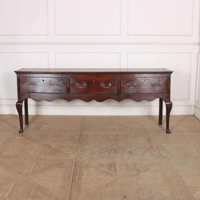 English Dresser Base in Oak For Sale - Image 10 of 10