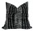 Cape Town Abstract Pillow Cover in Black, 20x20 Pillow For Sale