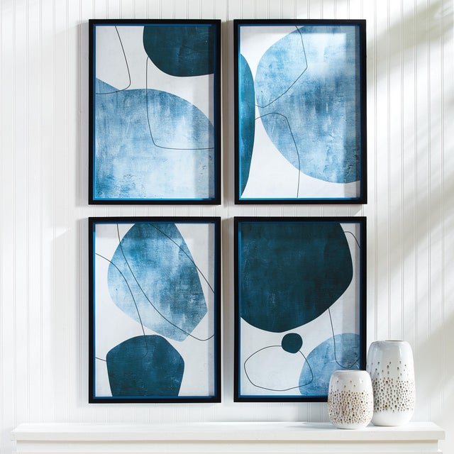 Abstract Abstract Ecliptic Prints, Set of 4 For Sale - Image 3 of 3
