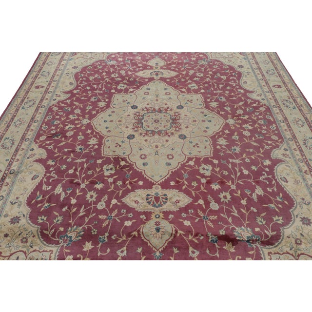 Made with hand-knotted wool and originating from Bulgaria circa 1900-1910, this 8x12 antique European rug is a unique find...