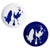 Ceramic Neige Plates by Charlotte Prerriand for Cassina, Set of 2 For Sale - Image 7 of 13