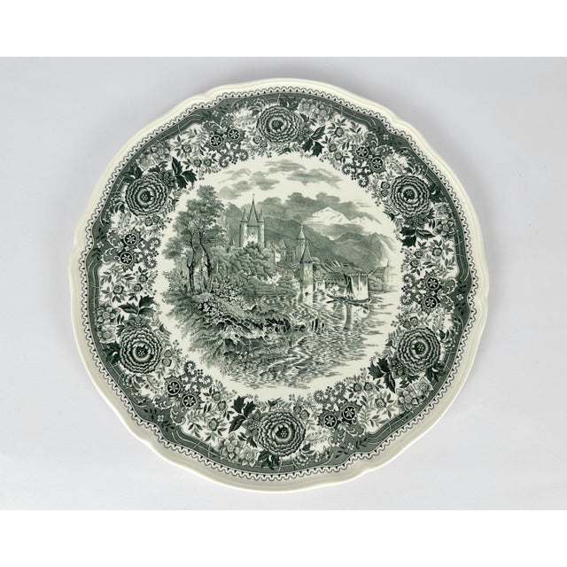 Burgenland Green Serving Platter from Villeroy & Boch, Germany For Sale - Image 6 of 6
