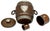 Fine Quality Antique American Solid Bronze and Sterling Silver 3 Piece Tobacco Humidor Smoking Set Circa 1890s For Sale - Image 14 of 18