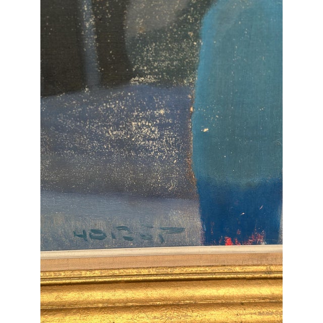 Knud Horup, Landscape, 1960s, Oil Painting on Canvas, Framed For Sale - Image 8 of 11