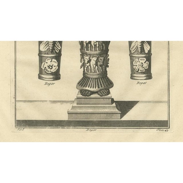 Black Bernard de Montfaucon, Diana of the Ephesians, 1721, Engraving on Paper For Sale - Image 8 of 9