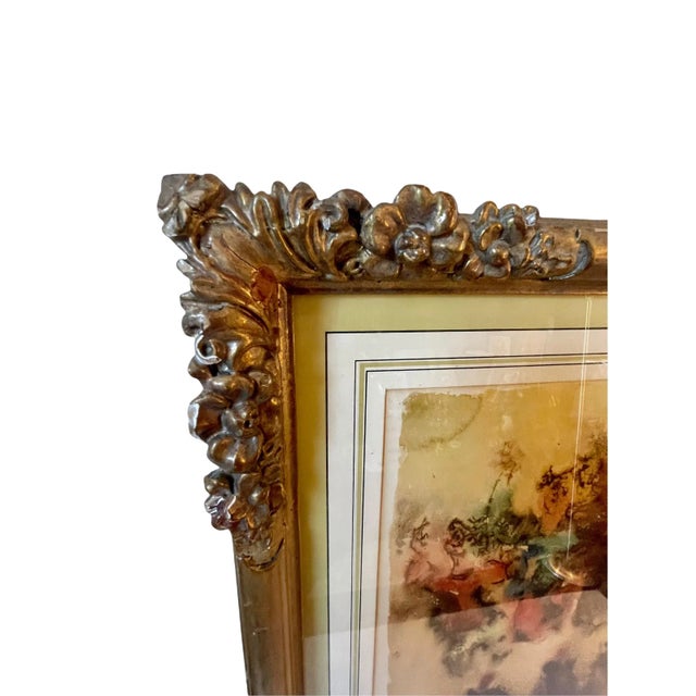 Mid 20th Century "Acrobats" Expressionist Figurative Limited Edition Lithograph by Chaim Gross, Framed For Sale - Image 4 of 13