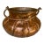 Large Antique Hammered Copper Cauldron For Sale