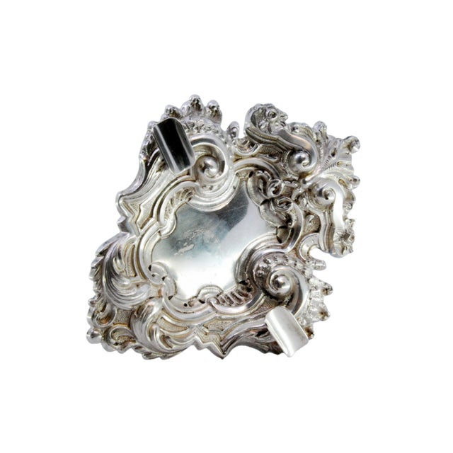 Silver Ashtray with High Reliefs For Sale - Image 4 of 7