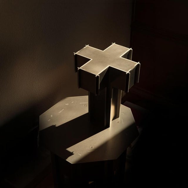 Contemporary The Writers Beacon Aluminium Table Lamp by Bureau of Entropy For Sale - Image 3 of 10