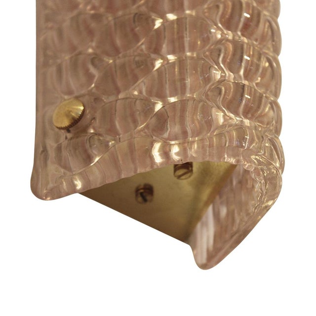 Gold Murano Glass Wall Lights, Italy, 2000s, Set of 2 For Sale - Image 8 of 11