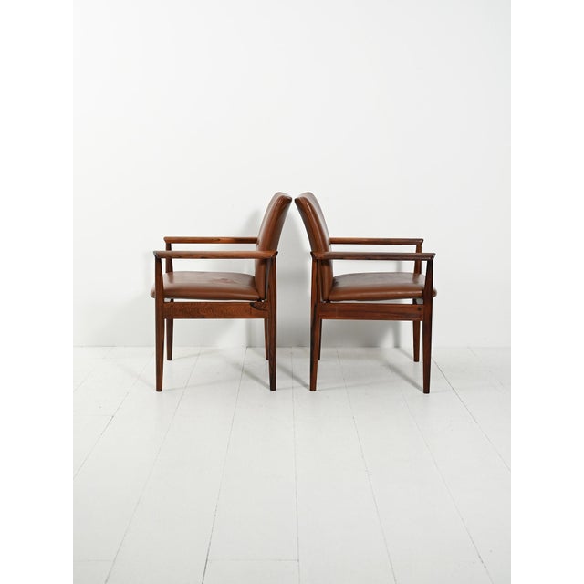 Diplomat Armchairs by Finn Juhl for France & Søn, 1960s, Set of 2 For Sale - Image 14 of 14