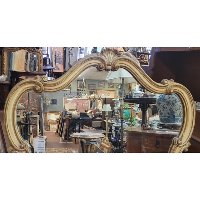 Venetian Style 1950s Wall Mirror For Sale - Image 4 of 13