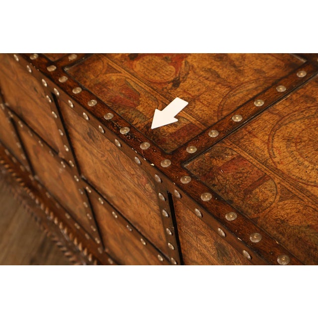 Pulaski 'Espaigne' Large Square Old World Map Storage Coffee Table For Sale - Image 15 of 18