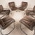 Italian Astro Chrome and Taupe Suede Armchairs by Guido Faleschini for I4 Mariani, 1979, Set of 6 For Sale - Image 11 of 18