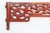 Antique Red Laquered Dragon & Clouds Lintel Carving For Sale - Image 4 of 6