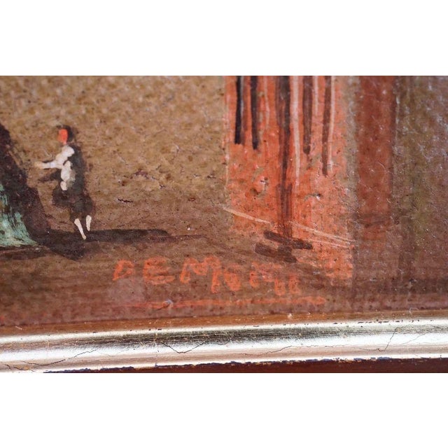 De Momi, Landscape View of Venice, 20th Century, Oil Painting on Canvas, Framed For Sale - Image 7 of 11