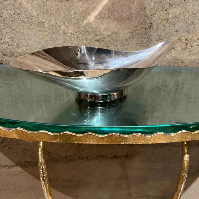 1950s John Prip Silverplated Sculptural Teardrop Dish Reed & Barton 65 For Sale - Image 13 of 13