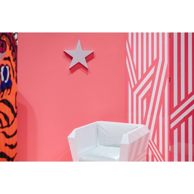 Galactica Wall Star Decorative Object in Powder-Coated Aluminum by Altreforme For Sale - Image 6 of 8