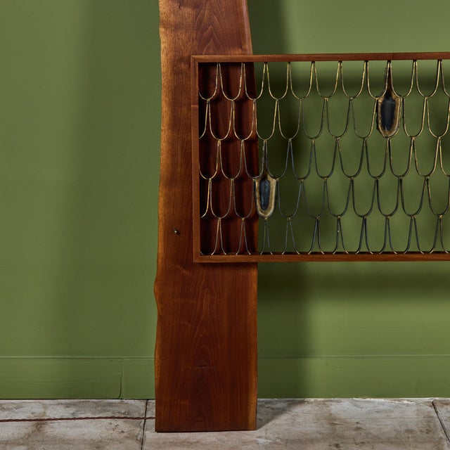 Phillip Lloyd Powell and Paul Evans Queen Headboard For Sale - Image 9 of 12