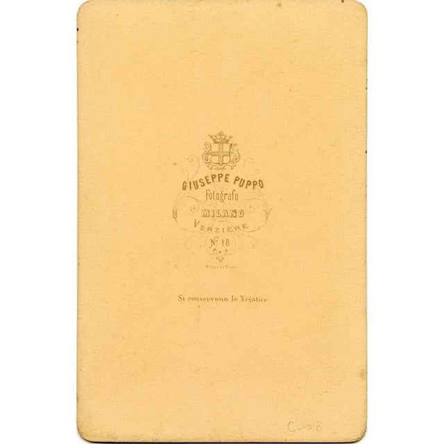 Albumen Portrait of Giuseppe Garibaldi is an albunen photographic print made by Giovanni Puppo in Milan around 1870. Dim:...