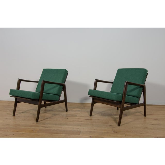 1960s Set of Model 300-139 Armchairs from Swarzędz Furniture Factory, 1960s For Sale - Image 5 of 18