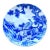 Mid 20th Century Monumental Japanese Blue & White Porcelain Charger With Hawk & Pine Landscape For Sale