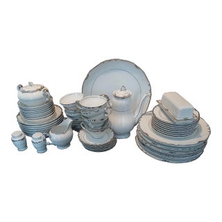 50 Piece Porcelain Service China Baronet by Gold, 1980s For Sale