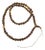 Brown Carved Flat Bean Shape Beads Hand Rosary Praying Chain For Sale