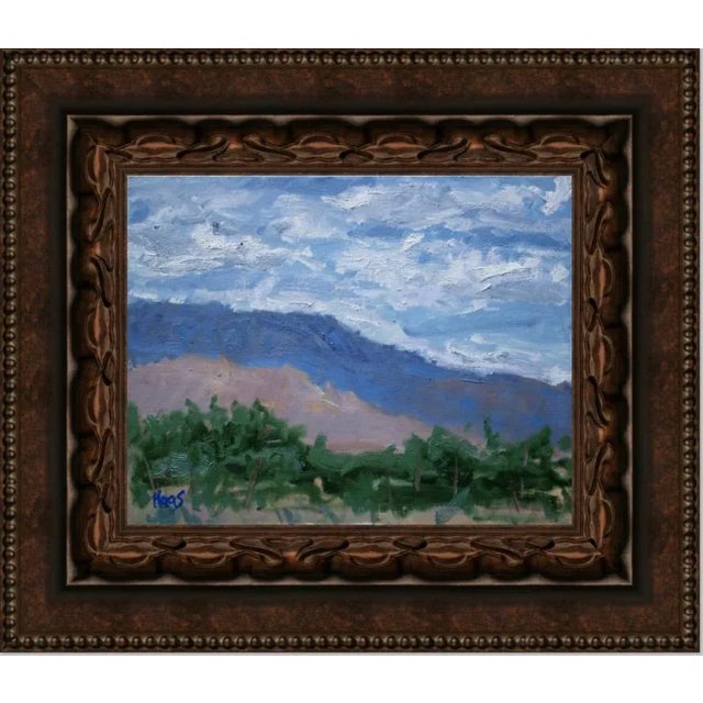 "Nevada Desert Landscape" Contemporary Impressionist Style Oil Painting For Sale - Image 9 of 12