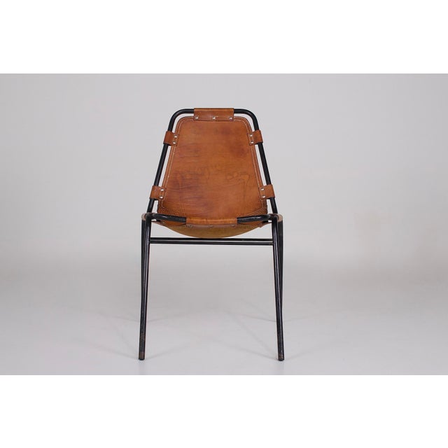 Mid-Century Modern Leather Chair by Charlotte Perriand for Les Arcs, 1970s For Sale - Image 3 of 10