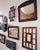 Pinecone Frame Mirror, Tramp Art Style With Antique Glass For Sale In Los Angeles - Image 6 of 7