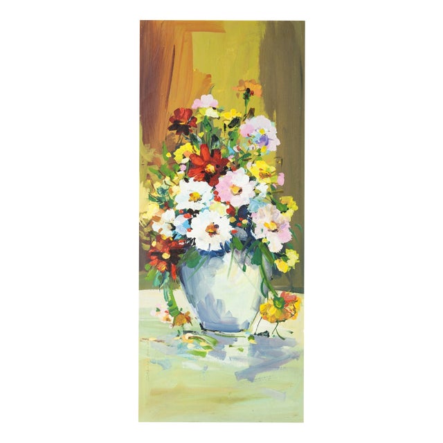 Still Life Composition, Oil Painting on Platex For Sale