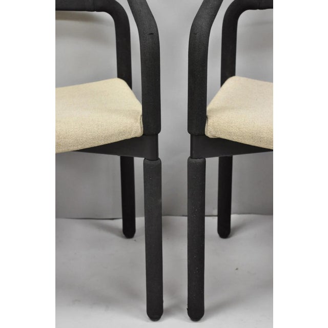 Late 20th Century Postmodern "Rubber Chairs" by Brian Kane for Metropolitan Furniture - A Pair For Sale - Image 9 of 18