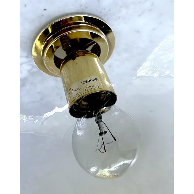 Vintage Pendant Light in Glass from Glashütte Limburg, 1950s For Sale - Image 6 of 18