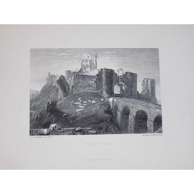 Printmaking Materials Authentic Antique 19th Century J.M.W..Turner. British Landscape Engravings - Set of 6 For Sale - Image 7 of 8