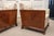 Wood Vintage Swedish Grace Club Chairs with Tiger Wooden Side Panels and Jacquard, 1930s, Set of 2 For Sale - Image 7 of 14