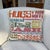 Add a playful dose of retro chic with this fabulous Jonathan Adler needlepoint pillow. Featuring a bold collage of graphic...