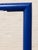 Metal Vintage Italian Blue Painted Minimalist Floor Lamp For Sale - Image 7 of 9