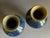 1960s Mid 20th Century Chinese Blue Cloisonné Floral Vases – Pair For Sale - Image 5 of 9