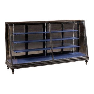 Early 20th Century Wood and Glass General Store Display Case For Sale