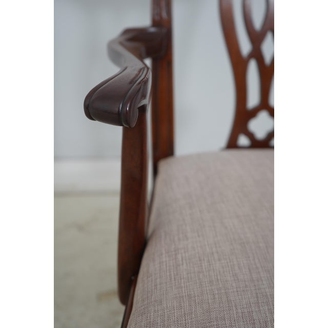 Set of 8 Hickory Chair Co Mahogany Dining Room Chairs For Sale - Image 11 of 18
