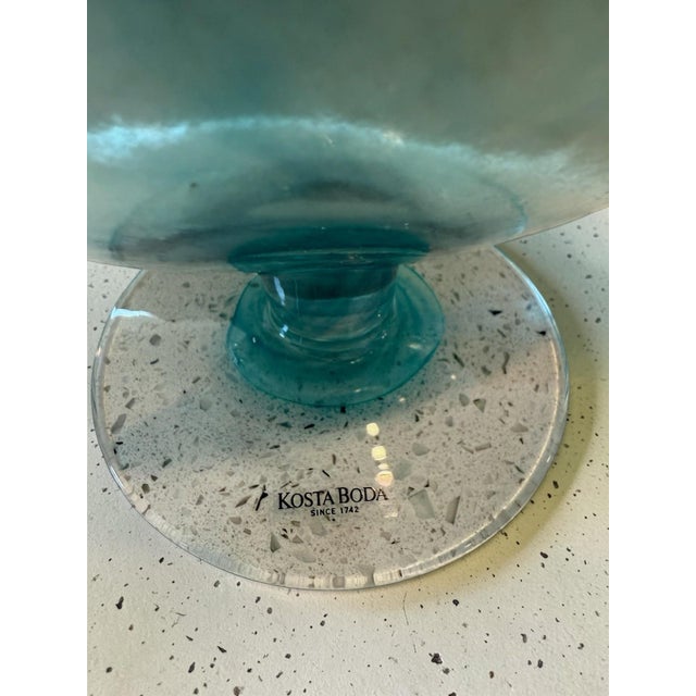 Kosta Boda "Bon Bon" Art Glass Ewer Jug by Kjell Engman For Sale In Las Vegas - Image 6 of 11