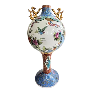 Large Mid 20th Century 'Famille-Rose' Vase