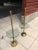 James Mont Pair of Brass Twist Floor Lamps With Glass Tray Tables Manner of Stiffel For Sale - Image 4 of 13