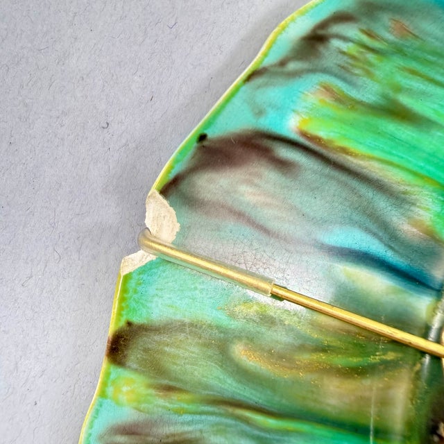 Samuel Alcock Strawberry & Grape Leaf Majolica Plates, Set of Two For Sale - Image 9 of 16