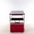 Small Vintage Bauhaus Desk in Red and Black Lacquered, 1930s For Sale - Image 6 of 8