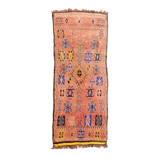 Moroccan Boujaad Rug-4″ × 10″ For Sale