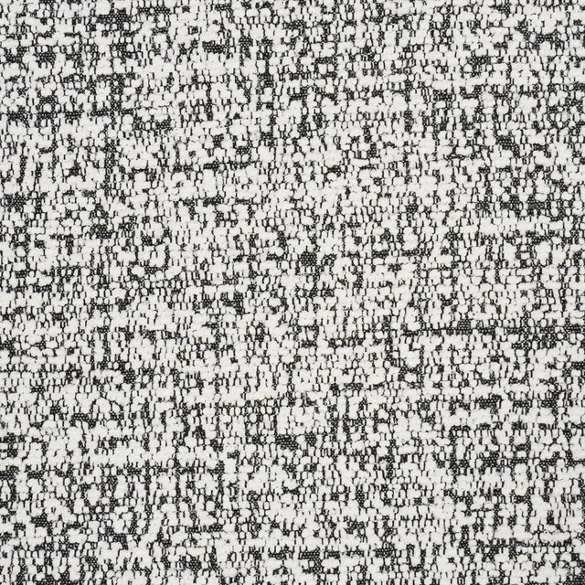 Contemporary Schumacher Zuzu Indoor/Outdoor Fabric In White On Black For Sale - Image 3 of 3